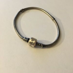 PANDORA Dark Metal 7" Bracelet
