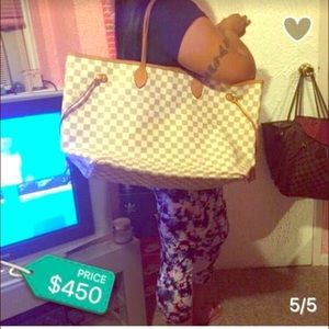 Never full LV bag 100% genuine large bag