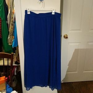 Blue maxi Skirt