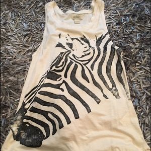 Lucky brand zebra tank