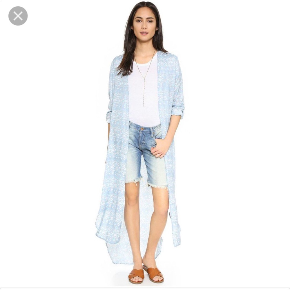 Cupcakes and Cashmere Raina Roll Sleeve Kimono NWT