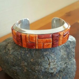 Navajo Sterling Silver Bracelet by Ray Becenti