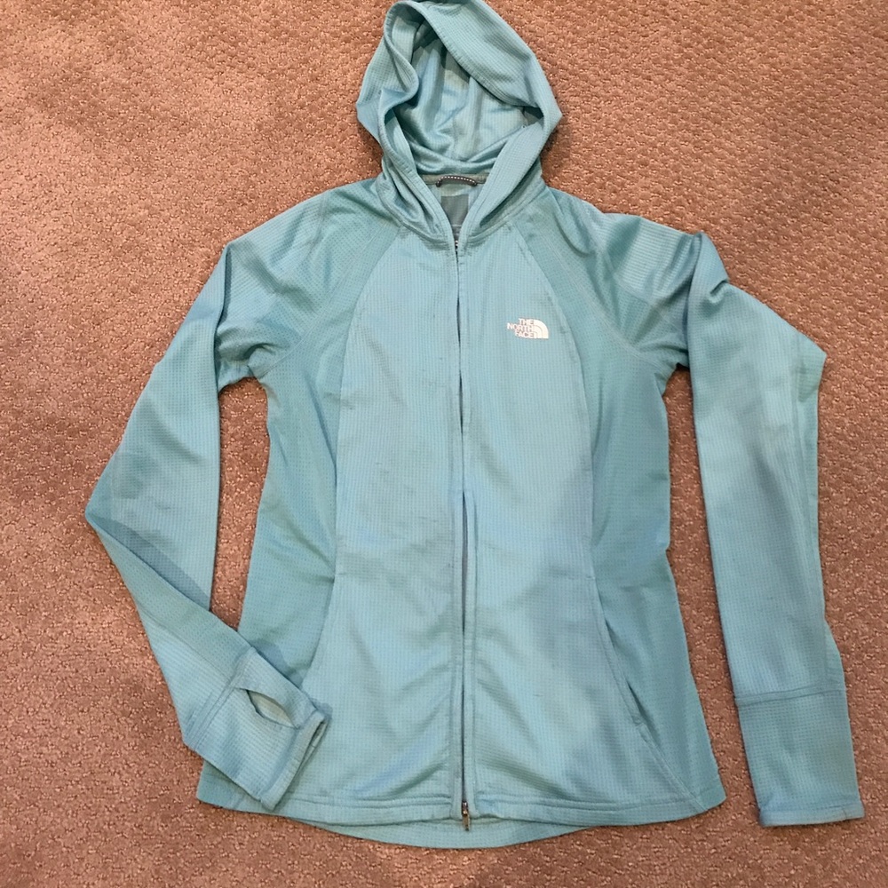 Workout zip up northface size xs