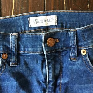 Madewell skinny crop jeans