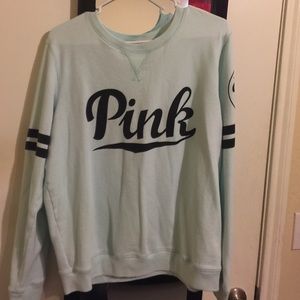 Light blue pink sweater