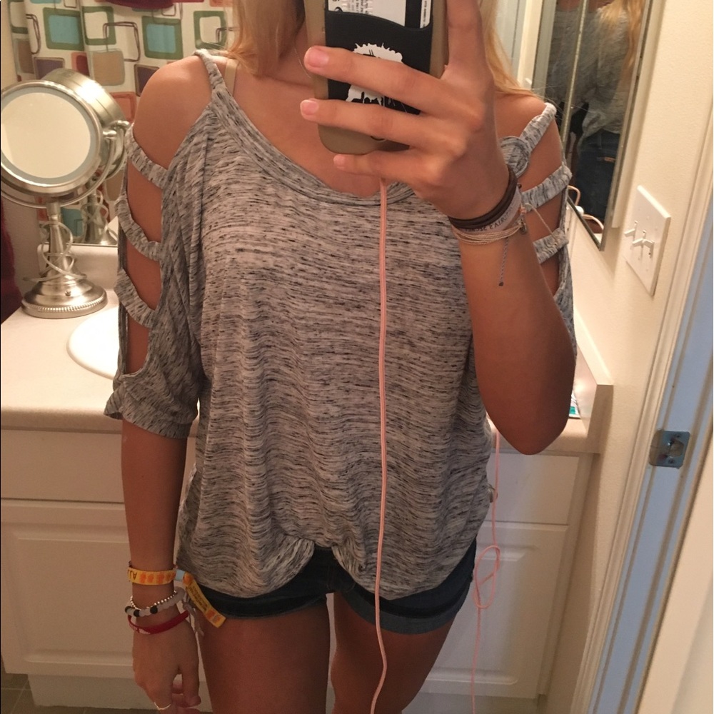 nordstrom top with cutouts
