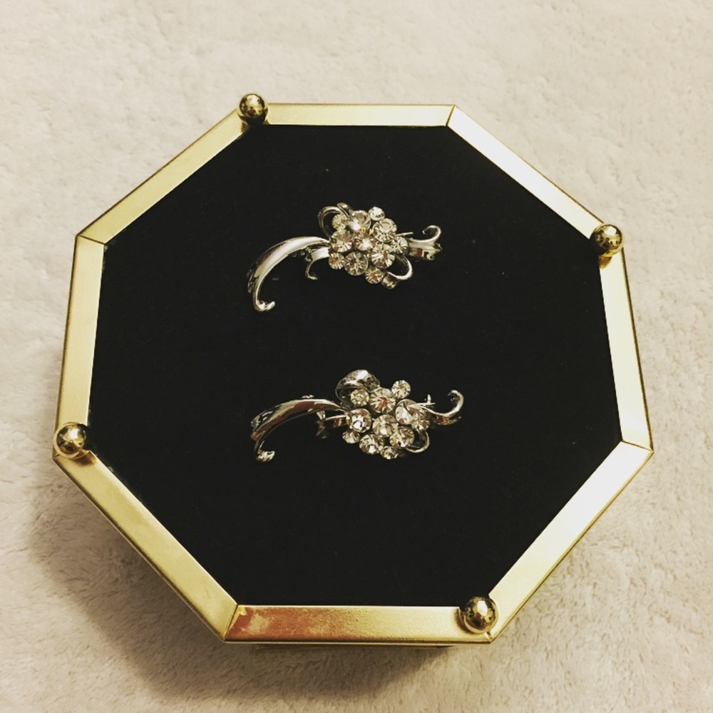 Diamond Crystal Brooch