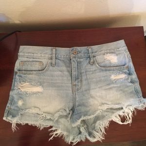 Abercrombie, high waisted shorts