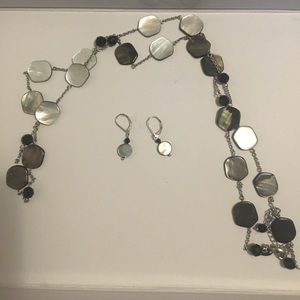Lia Sophia necklace and matching earrings