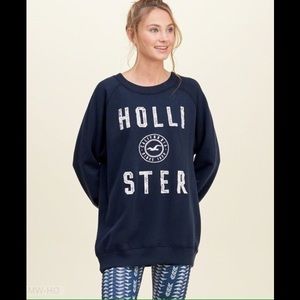 Navy Hollister sweatshirt