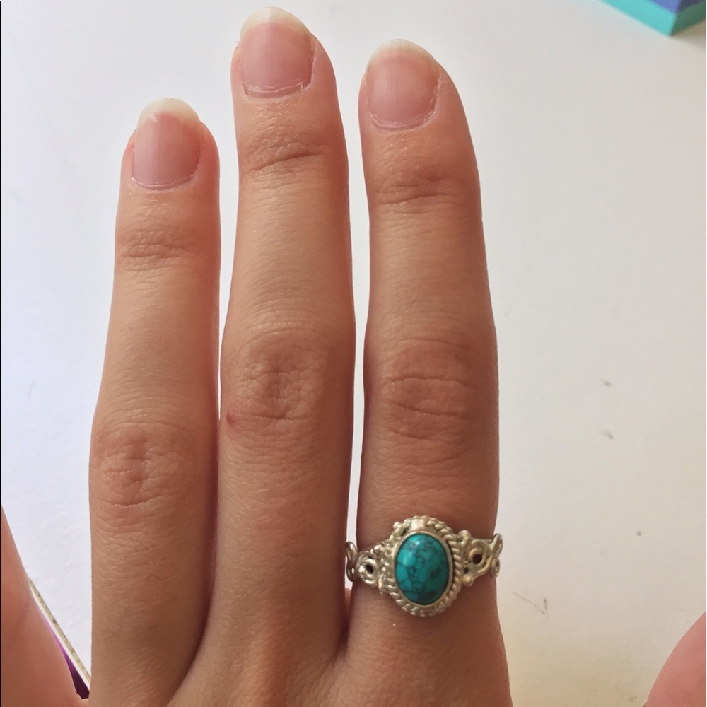 Turquoise Stone Ring - Picture 2 of 2