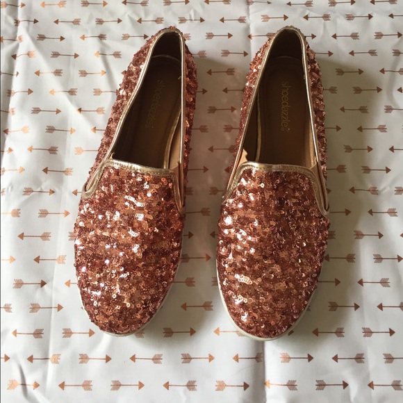 Rose Gold Shoes - Picture 1 of 2
