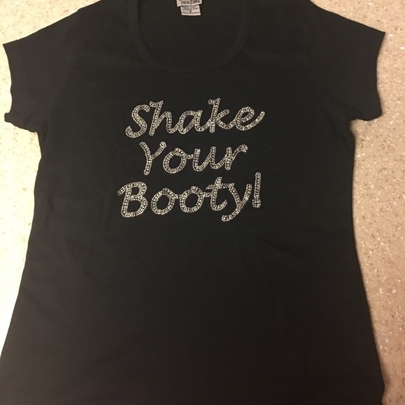 Tops - Black Shake Your Booty tee