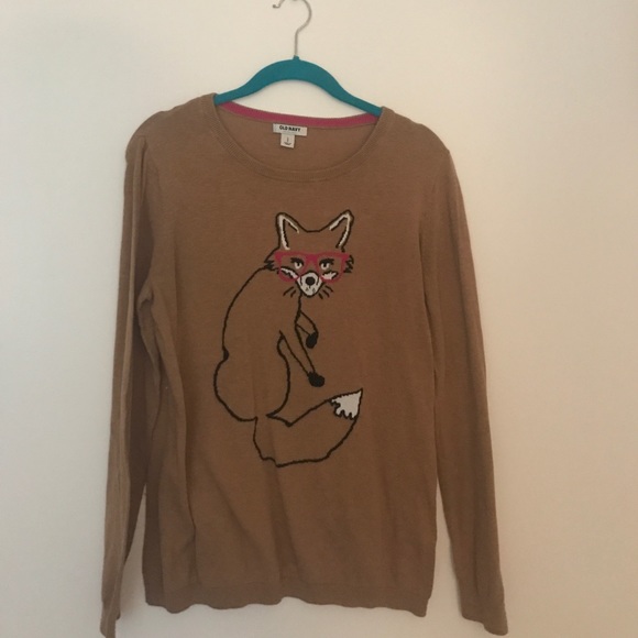 Old Navy Sweaters - Old Navy Fox Sweater Old Navy Sweaters - Old Navy Fox Sweater