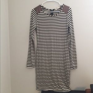 Striped long sleeve dress