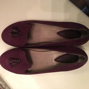Ecco Ballerina Burgundy