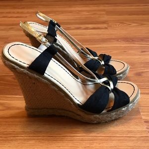 Collin Stuart Black & Gold Wedge