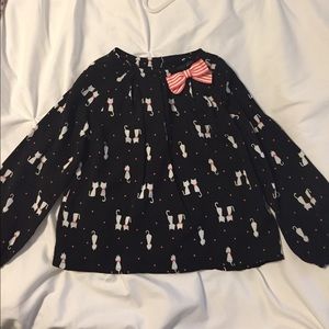 Gymboree 4T girls kitty top