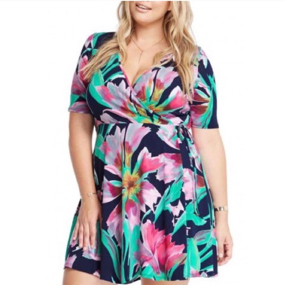 Dresses & Skirts - Tropical Floral Print Dress