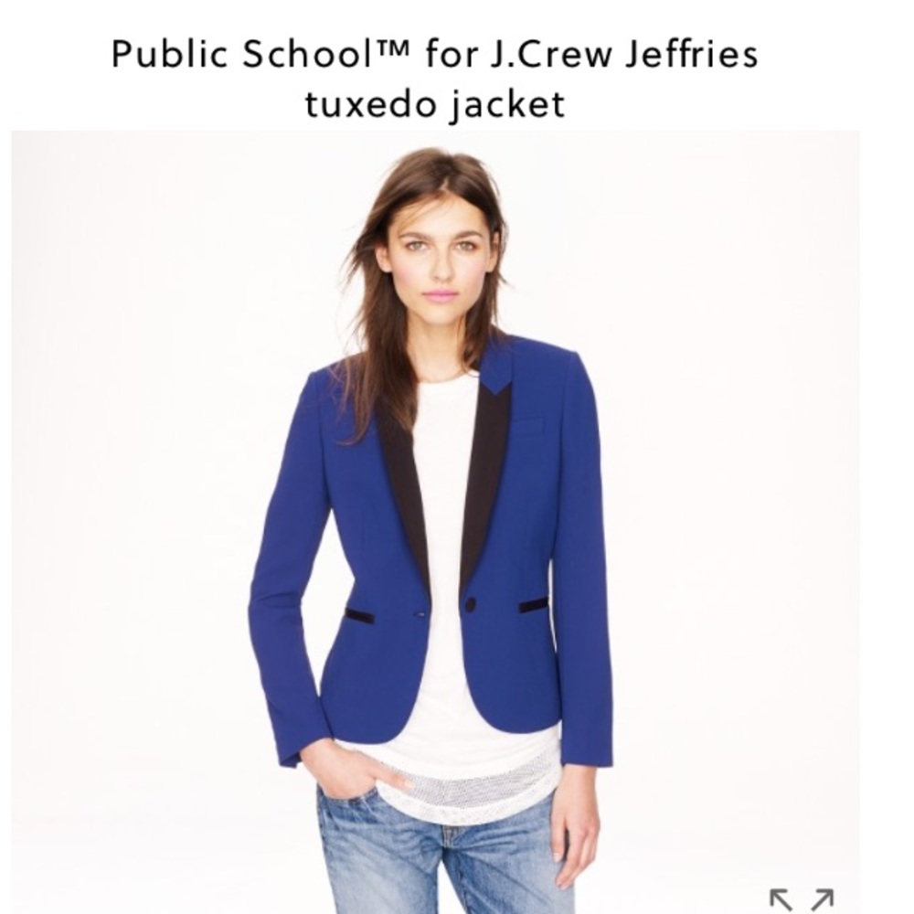 HP🎉 Public School x J.Crew Jeffries tuxedo jacket