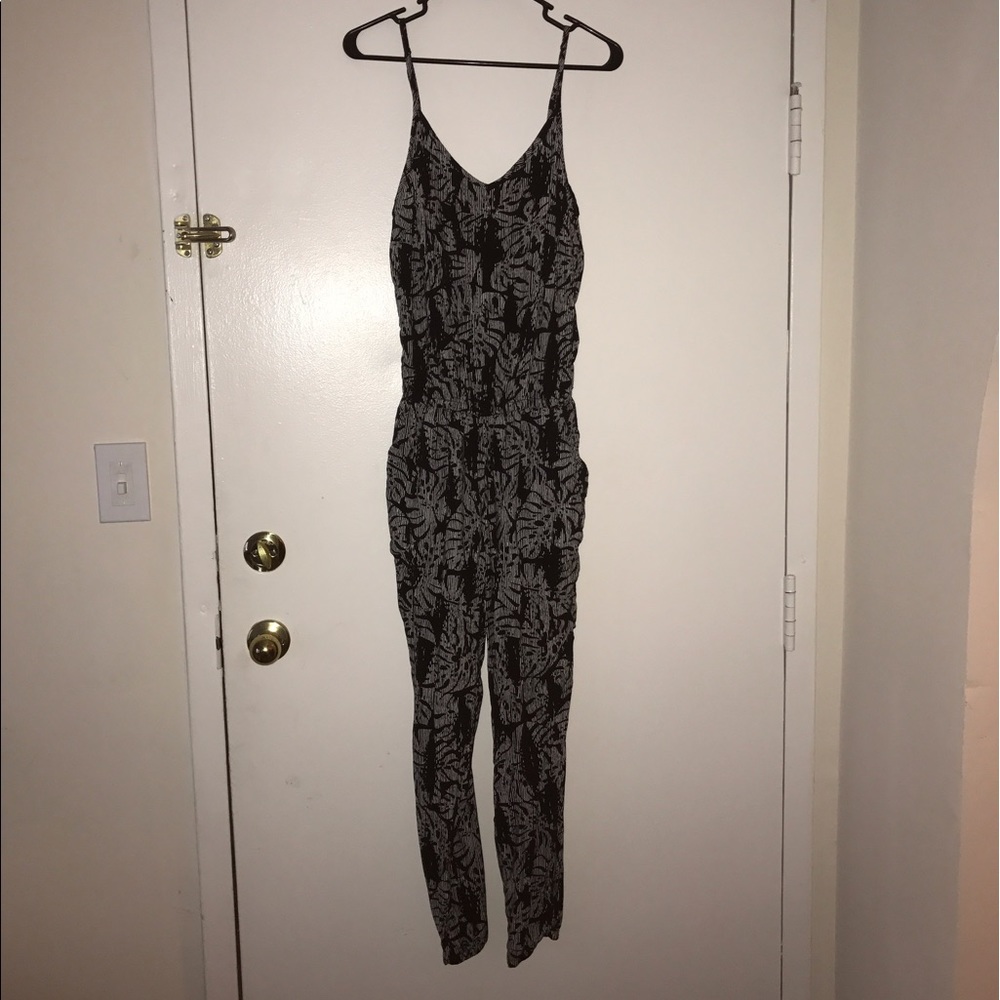 Black and white romper.