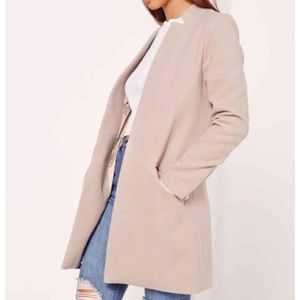 Missguided collar coat