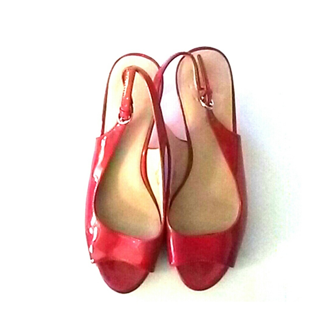 🔆Sale🔆Nine West Beautiful open toe red heels