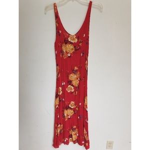 ⚡️FLASH SALE⚡️ Free People Red Floral Dress