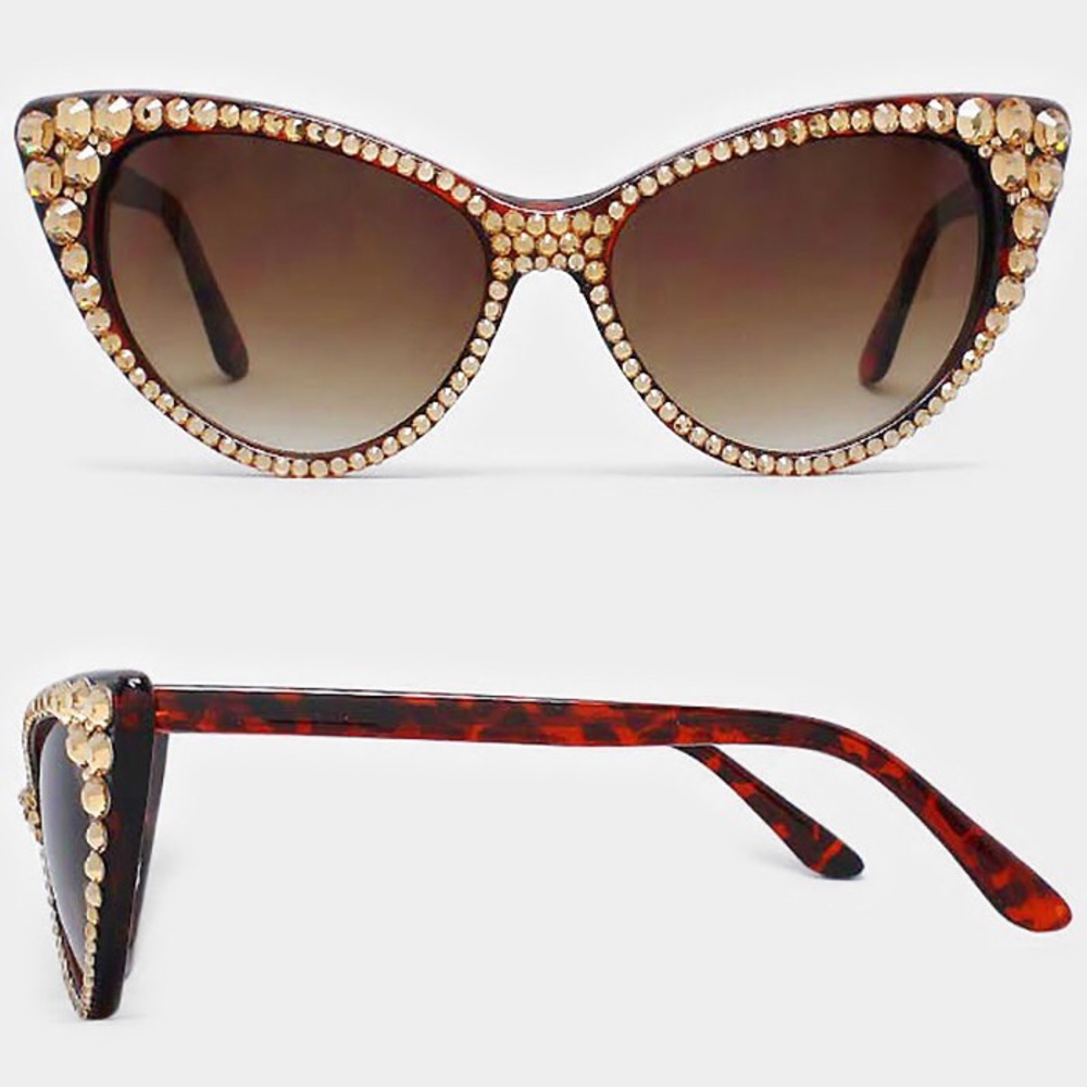 Gold Jeweled sunglasses