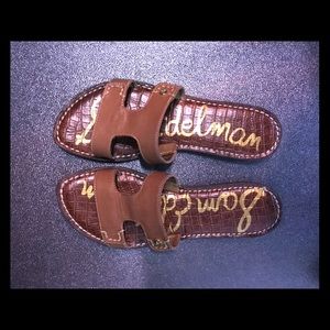 Sam Edelman Brown Leather Keen Sandal