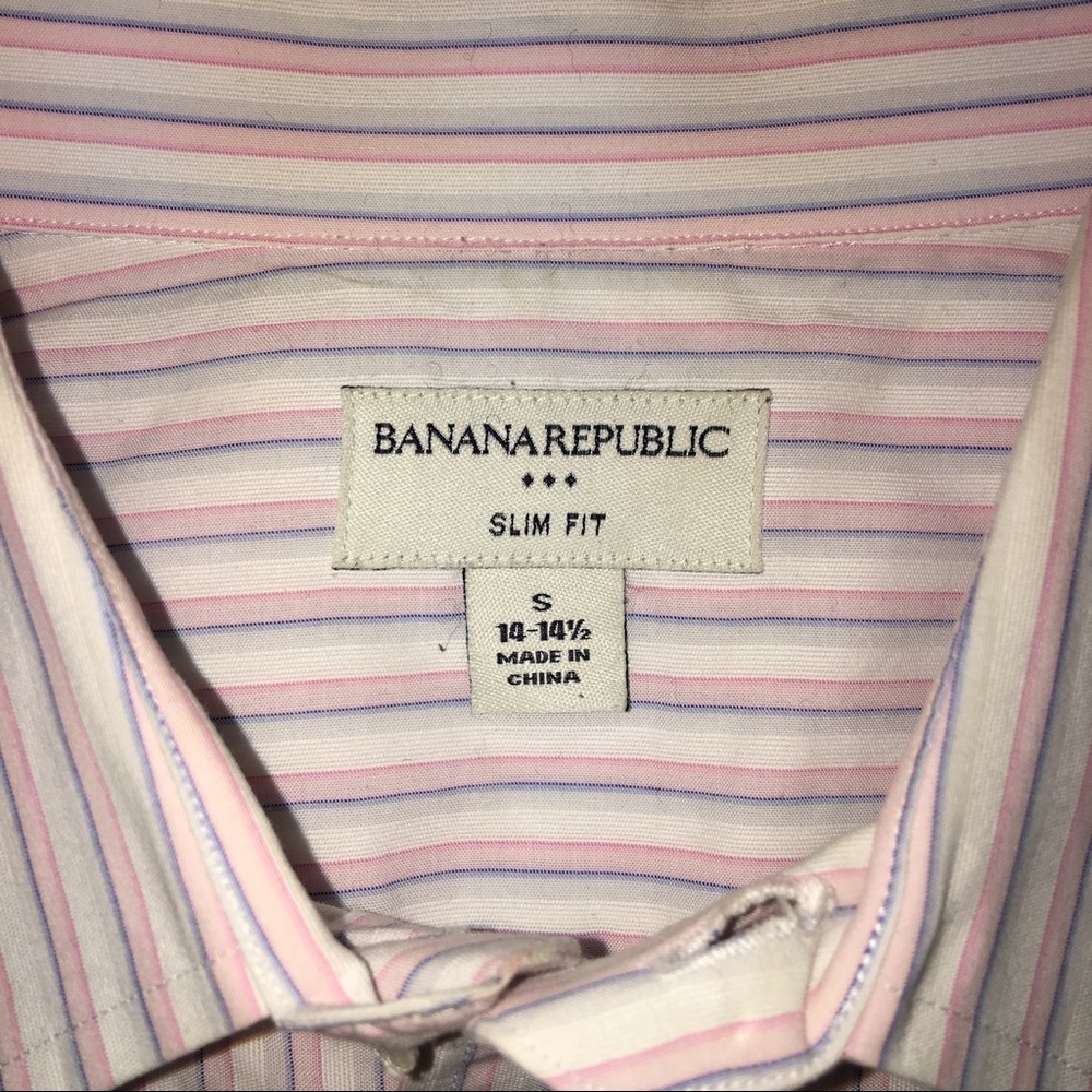 Banana Republic slim fit shirt (S: 14-14 1/2) - Picture 4 of 4