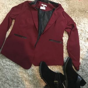 Maroon blazer
