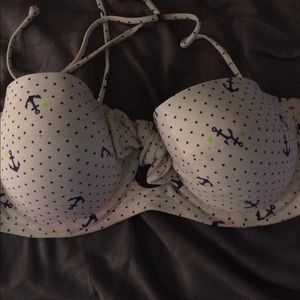 Anchor bathing suit top