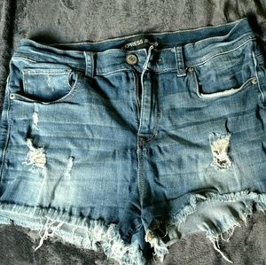 Express Denim Shorts