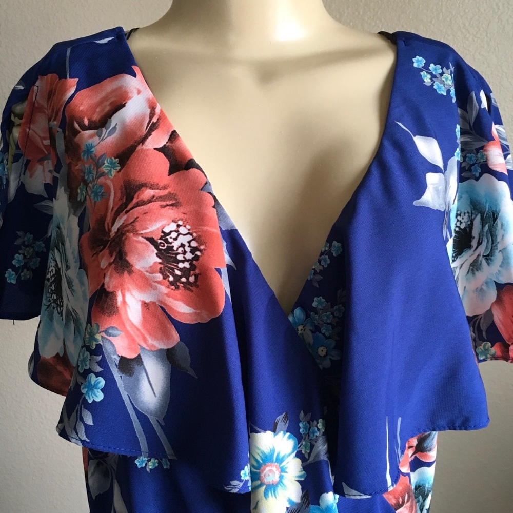 ‼️Last one‼️Plus size Floral maxi dress - Picture 2 of 5