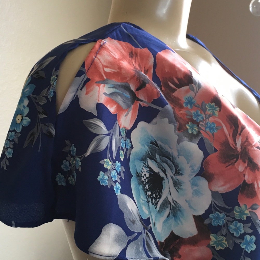 ‼️Last one‼️Plus size Floral maxi dress - Picture 4 of 5