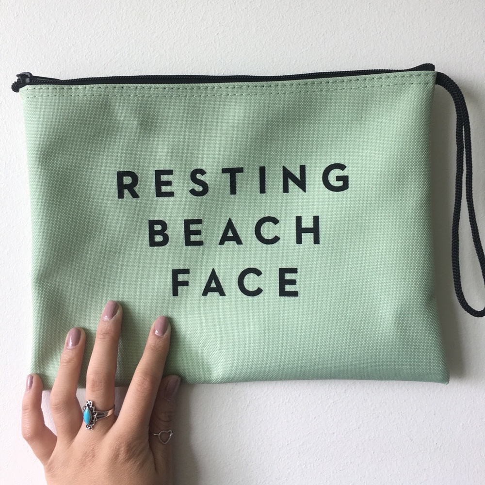 Milly "Resting Beach Face" Pouch