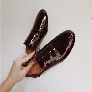 Zara Pleather Slip-ons NWOT