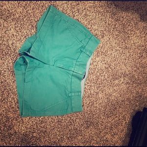 J Crew Green shorts