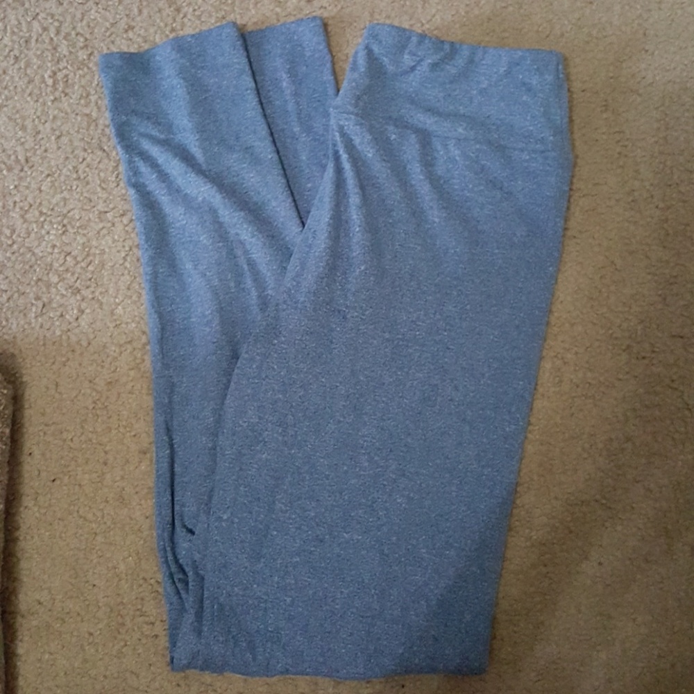 Lularoe OS heather blue leggings