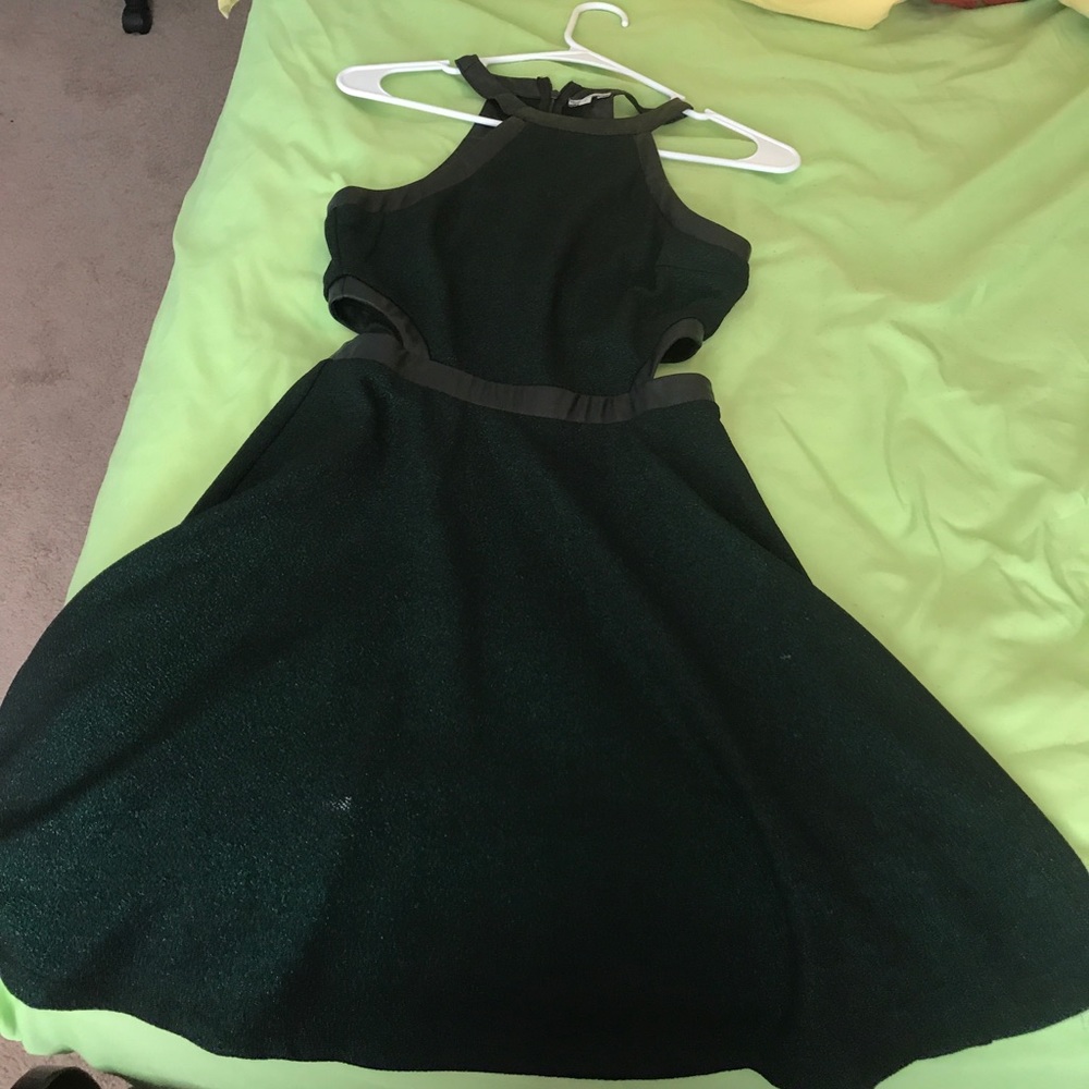 Charlotte Russe green glitter short dress
