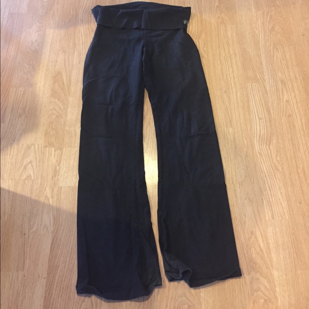 Black wide leg leggings