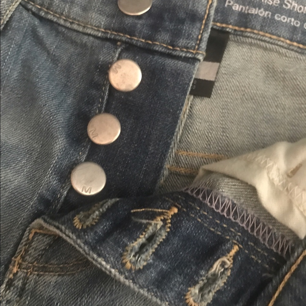 Missimo High Rise Denim Shorts - Picture 4 of 4