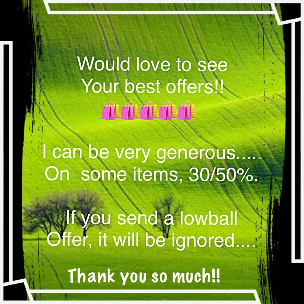 ♻️Accepting 30-50% OFF OFFERS on most all items♻️