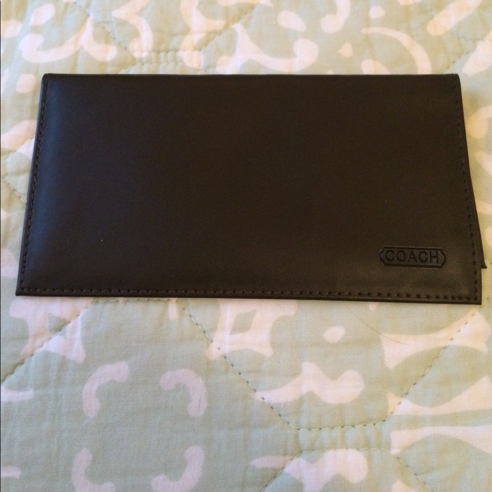 COACH checkbook holder NEW