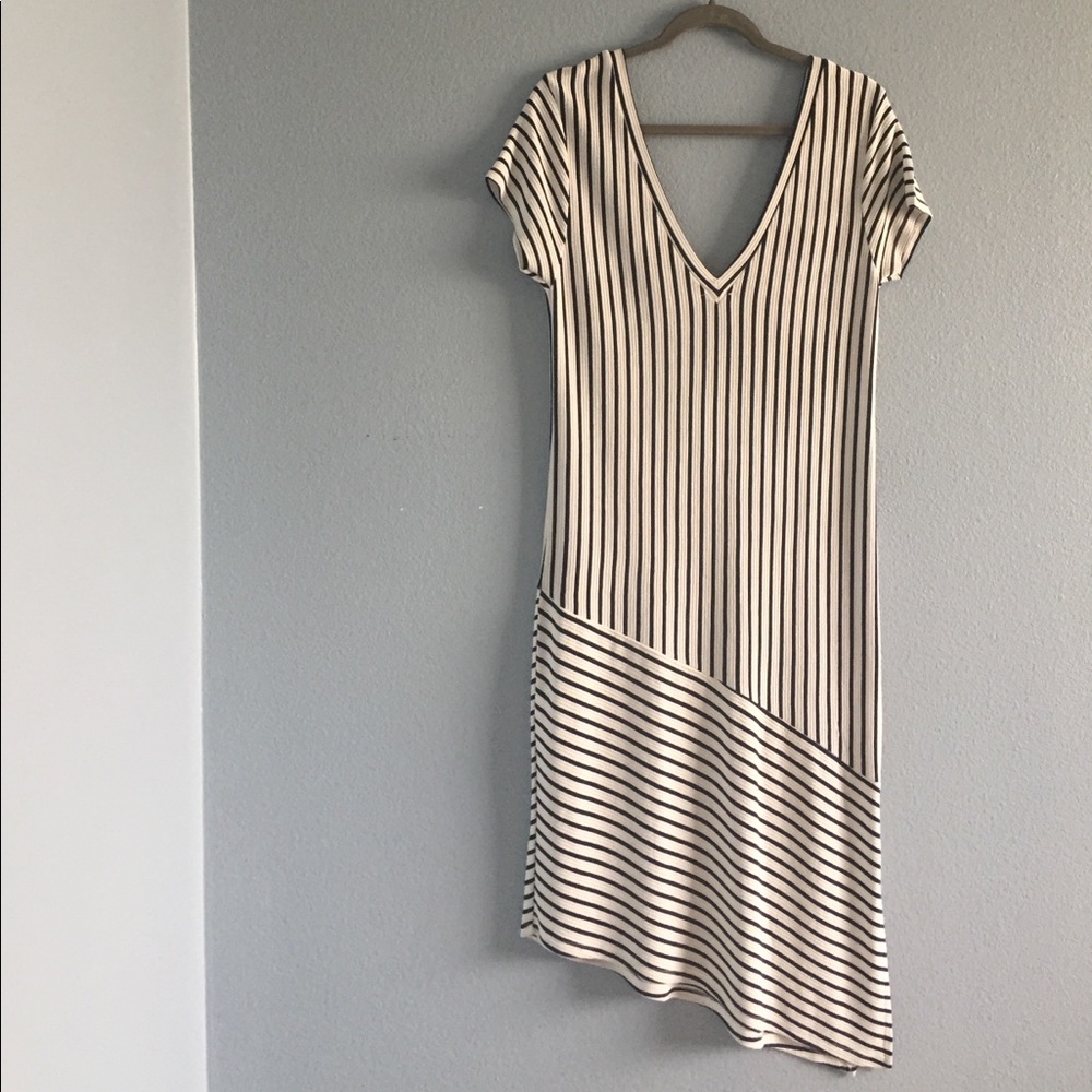 🔹NWT🔹ZARA | Navy Blue + White Striped Dress