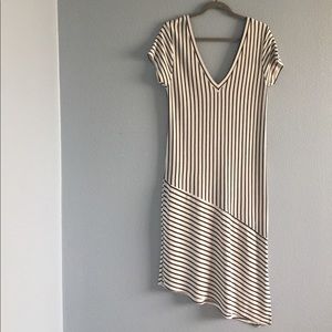 🔹NWT🔹ZARA | Navy Blue + White Striped Dress