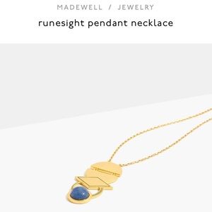 🎉HP🎉 Madewell runesight pendant necklace