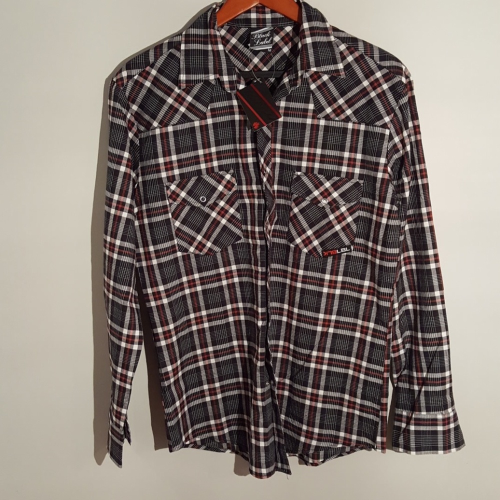 Black label button down