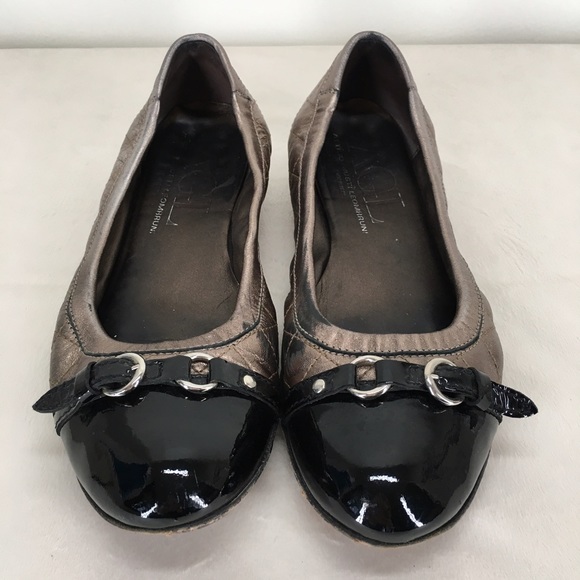 Attilio Giusti Leombruni Shoes - Attilio Giusti Leombruni Quilted Ballet Flat